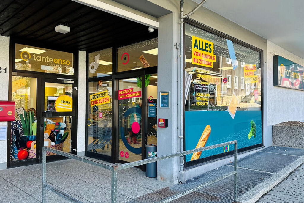 Tante Enso Supermarkt: Lokale & regionale Produkte, Lebensmittel, Einkauf jederzeit. Alles von Alufolie bis Zitrone.